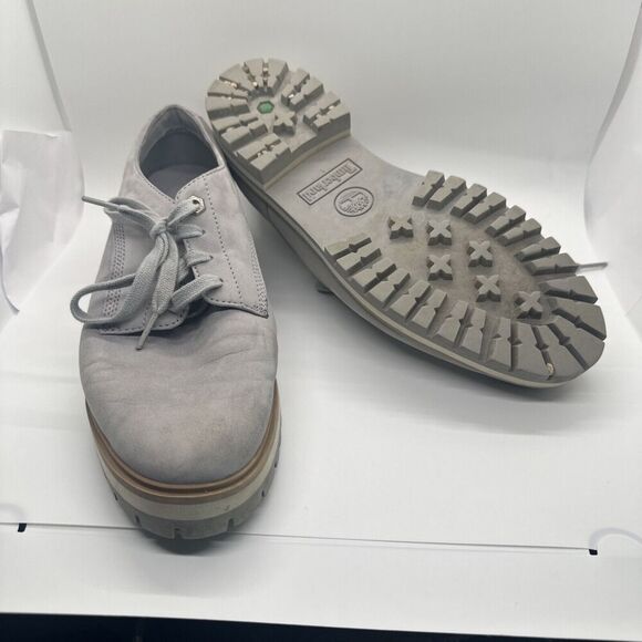 TIMBERLAND ReBOTL WOMEN'S LONDON SQUARE OXFORD GREY SIZE 10 Excellent Used - Picture 15 of 16